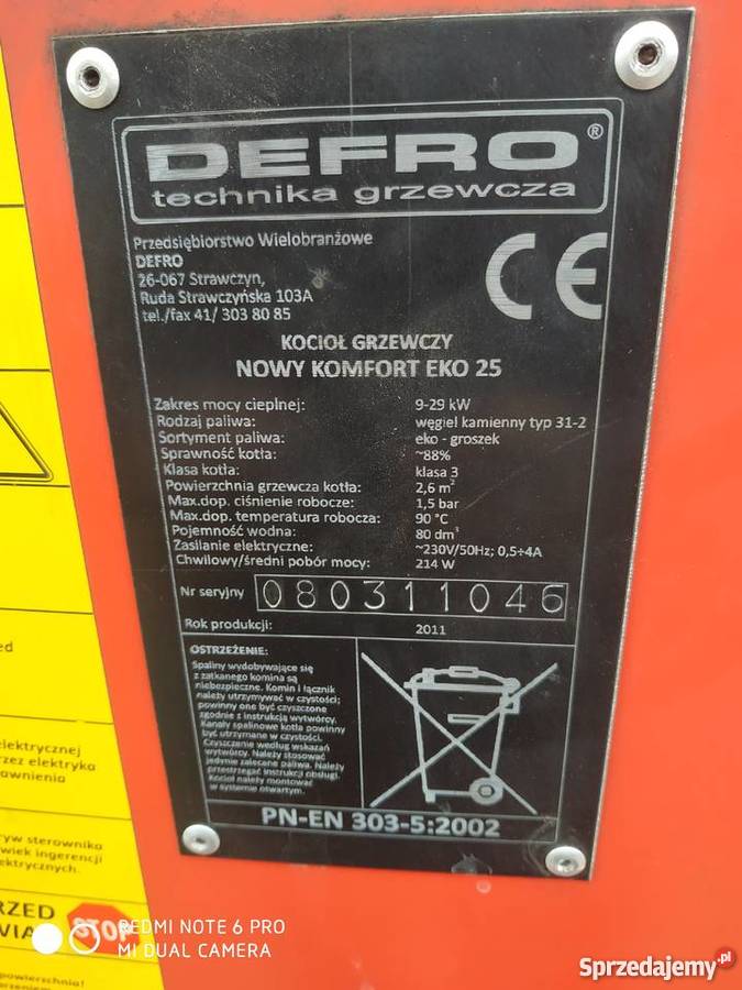 Piec DEFRO ekogroszek Piece i kominki Opoczno