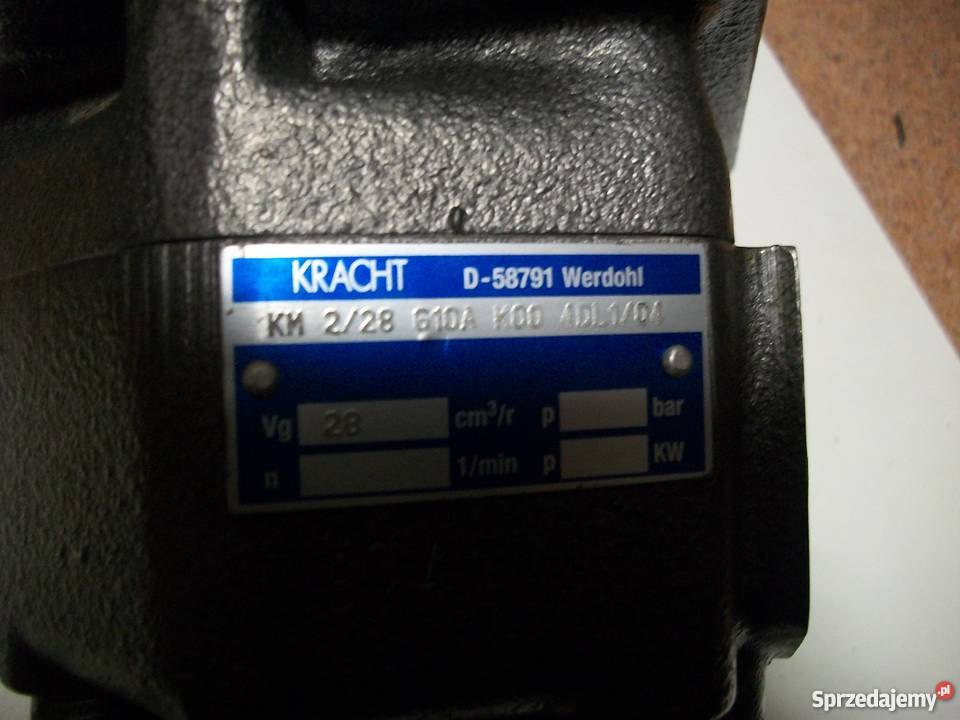pompa hydrauliczna Kracht 228G10AK004DL104 małopolskie Olkusz