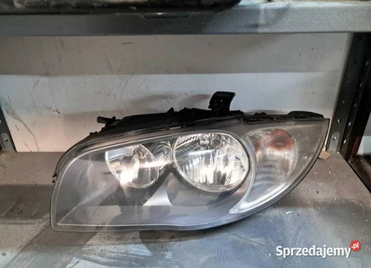 Lampa przód przednia Reflektor Lewy lewa BMW 1 Chrząstów