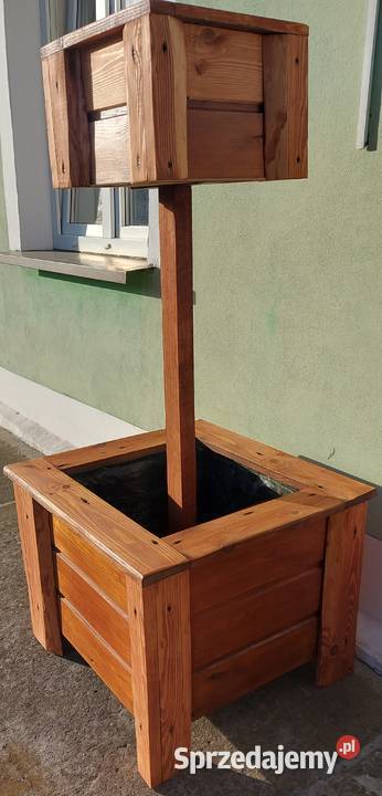 Donica drewniana ogrodowa śląskie Częstochowa