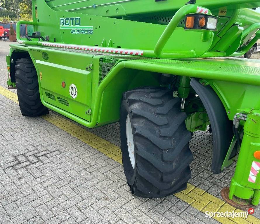 Ladowarka teleskopowa Merlo Roto 4521 Dźwigi, podnośniki Warszawa