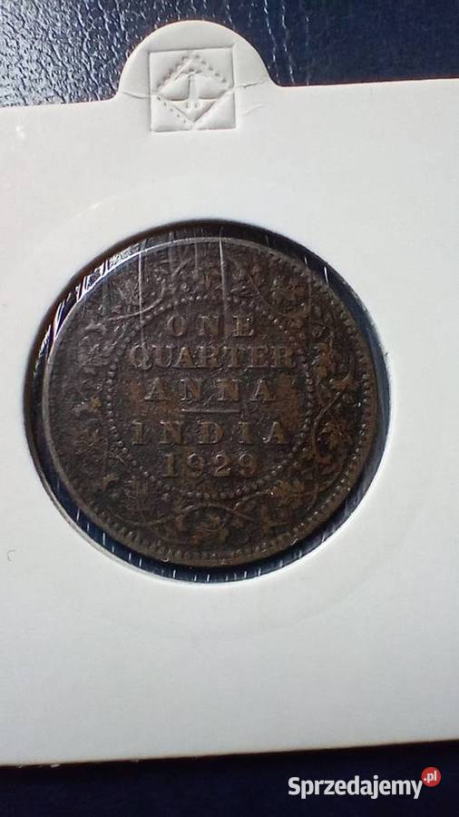 Stare monety 14 anny 1929 Indie Brytyjskie Lesko