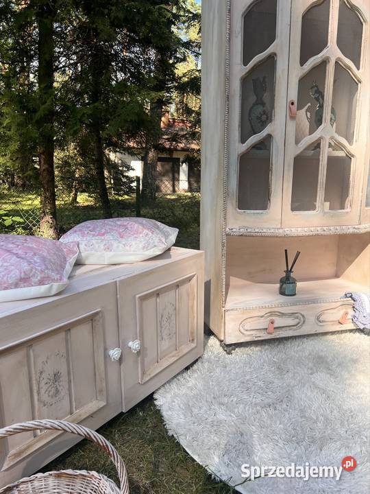 Szafka ławka drewniana 52cm Dom i Ogród Żarki-Letnisko sprzedam