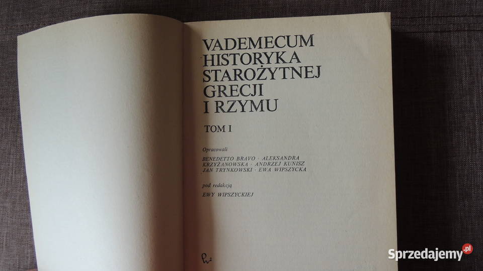 Vademecum Historyka Starożytnej Grecji I Rzymu t