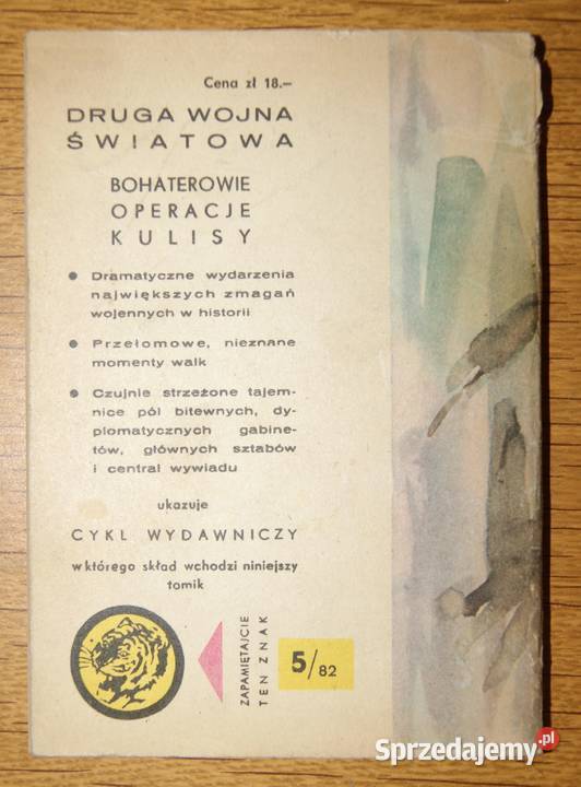 Żółty Tygrys W pajęczynie podsłuchów 582 Rok wydania 1982 Parczew