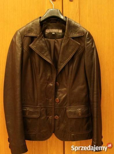marynarka skórzana damska S brąz Ożarów Mazowiecki