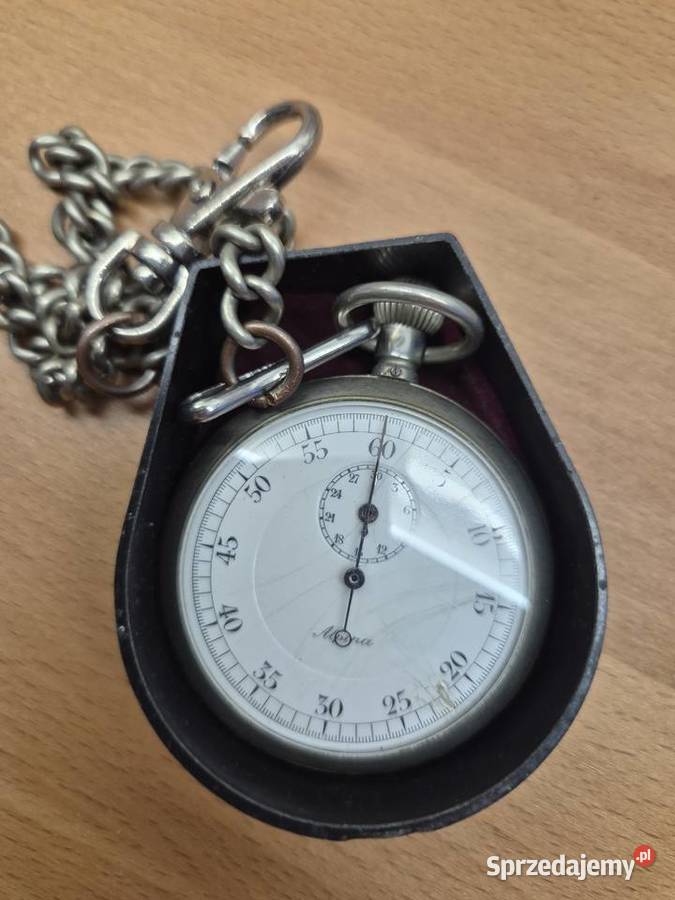 Szwajcarski kieszonkowy stoper Alpina WWI Chorzów