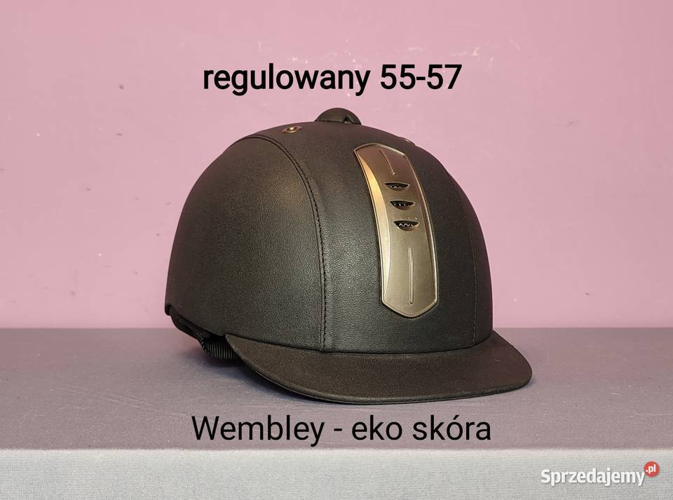 Kask jeździecki z regulacją Wembley z ekoskóry Jasień sprzedam