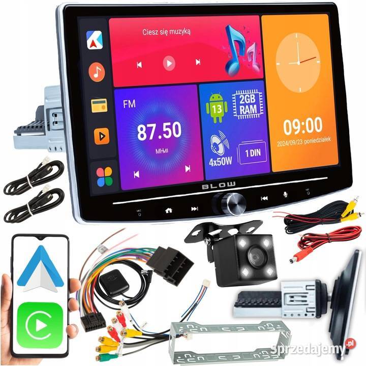 RADIO SAMOCHODOWE 1DIN 10 ANDROID 13 BLUETOOTH