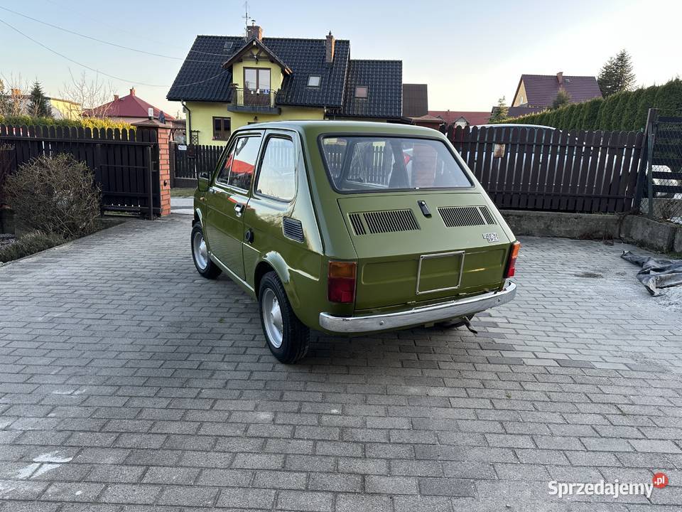 Kultowy Klasyczny Fiat 126 z 1973r 126 Tomice