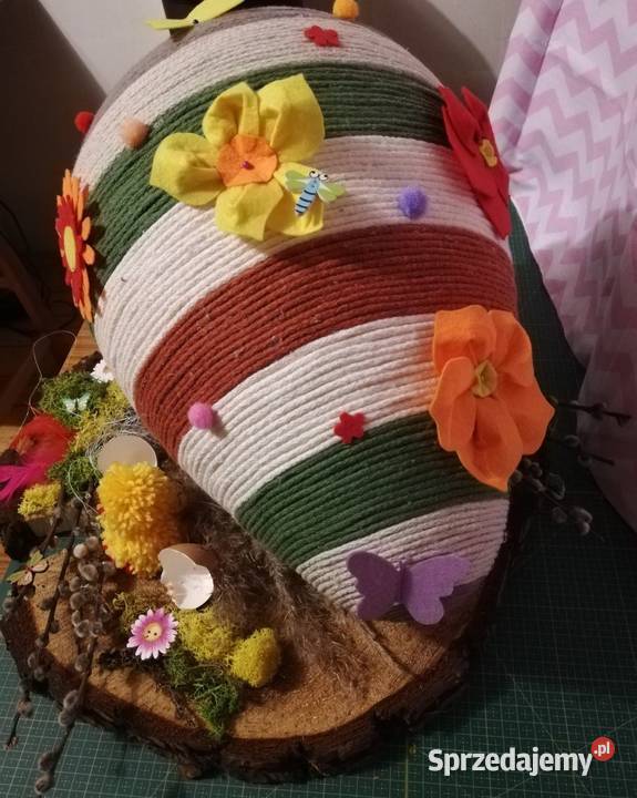 Wielkanoc pisanka jajo 40 kwiaty z ficu Kraków