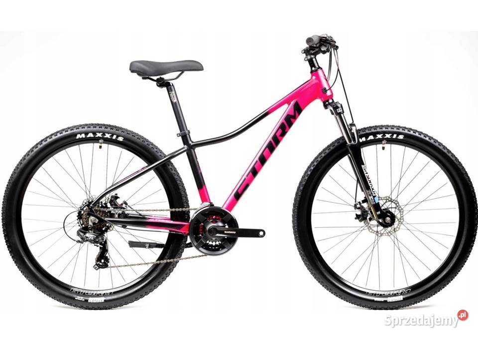 Rower MTB Storm Shark Lady 20 2HD15 różowoczarny Suchy Las