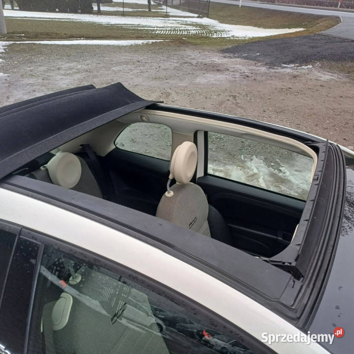 Fiat 500 C Otwierany dach Klimatyzacja I 2007 światła przeciwmgielne wielkopolskie Suchorzew