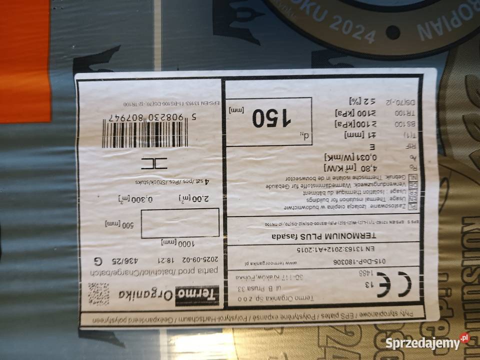 Styropian grafit 150 mm Nowogrodziec