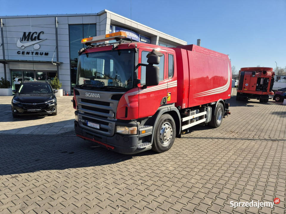 zamiatarki Scania P230 Zamiatarka Scania P230 Łaziska Górne