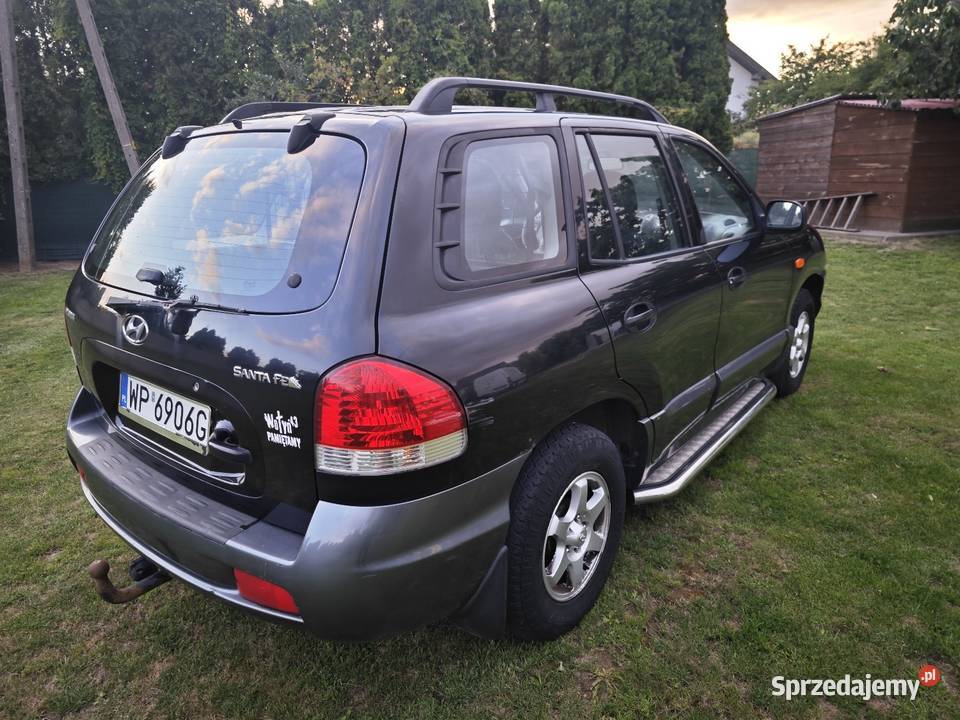 Hyundai Santa Fe 20 LPG 2004 klimatyzacja Płock