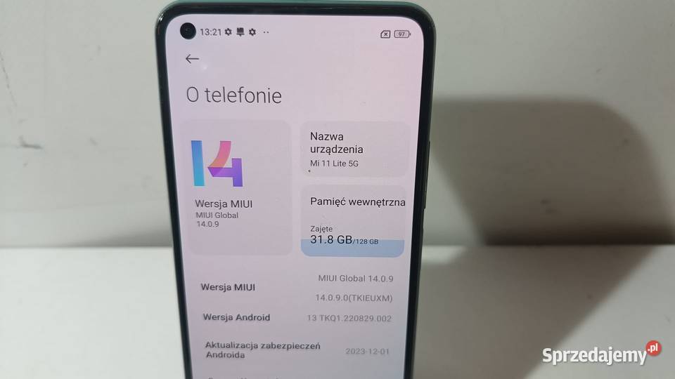 Smartfon XIAOMI Mi 11 Lite 5G 6128GB Katowice sprzedam