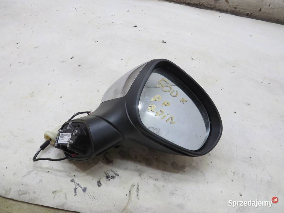 LUSTERKO PRAWY CHROM 9PIN FIAT 500X osobowe Lusterka zewnętrzne sprzedam