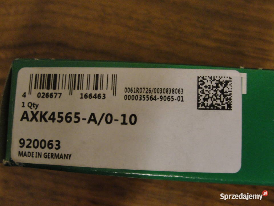 Lozysko igielkowe wzdluzne INA AXK4565A010 Nowy Sącz