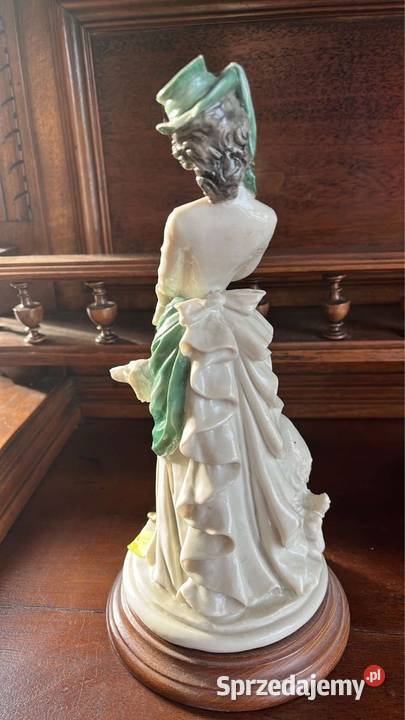 CAPODIMONTE Figurka Spacer Damy z chartem Borzoi Gdańsk