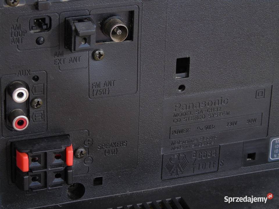 Wieża Panasonic radio AUX mocna DOSTAWA Jasło