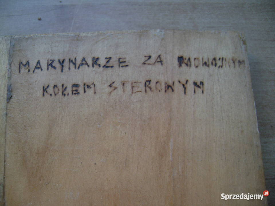 Starocie z PRL Marynistyka Drzeworyt Polska Gdynia