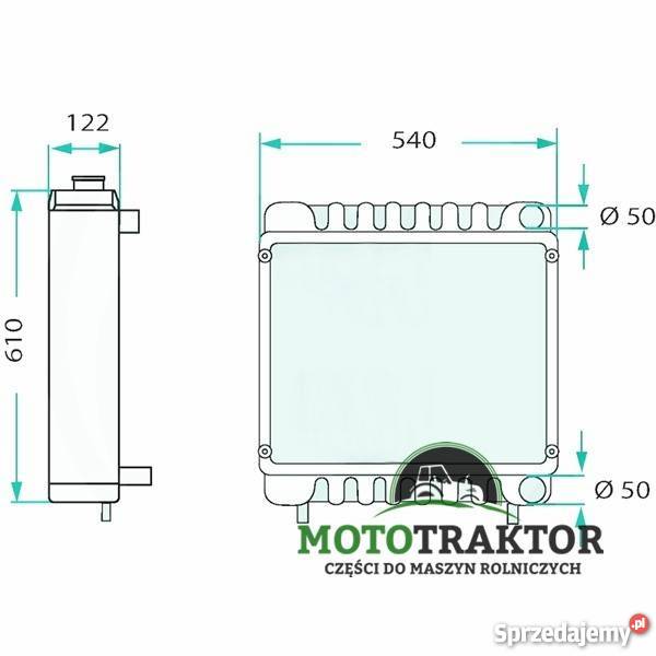 Chłodnica wody Fendt 712 714 716 718 815 817 818 kujawsko-pomorskie Łążynek