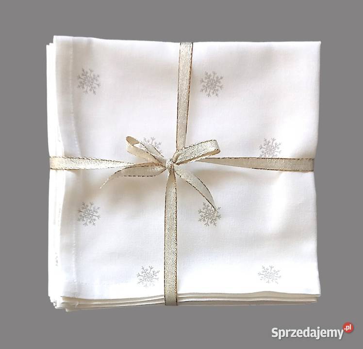 Tukan serwetki bawełniane materiałowe świąteczne Wyposażenie wnętrz Chrzanów