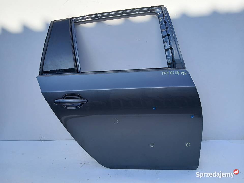 DRZWI PRAWE TYLNE TYŁ BMW E61 A687 Drzwi sprzedam