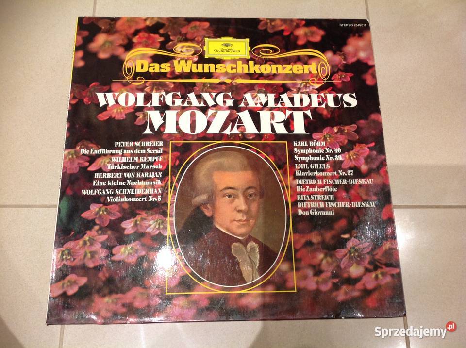 Płyty Winylowa WOLFGANG AMADEUS MOZART Pozostałe Nowa Sól