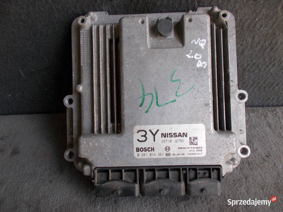 NISSAN QASHQAI 20 dci komputer sterownik silnika lubelskie Zamość