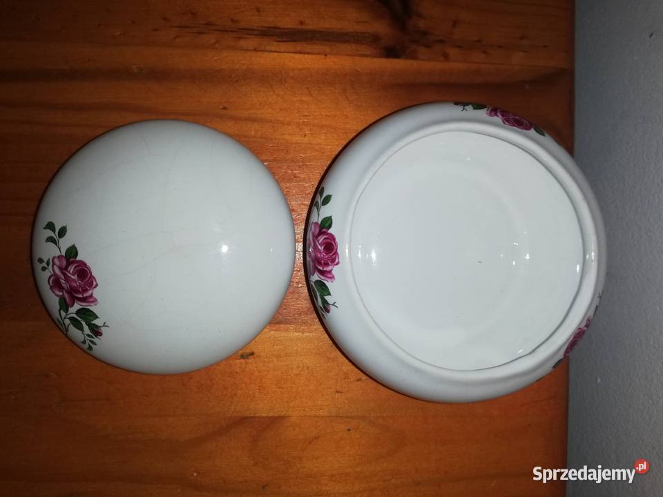 Stara porcelanowa szkatułka PRL lata 70te XX Warszawa sprzedam