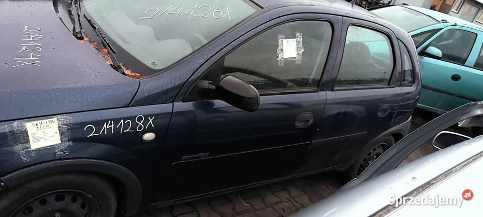 DRZWI LEWE PRZÓD OPEL CORSA Z36U