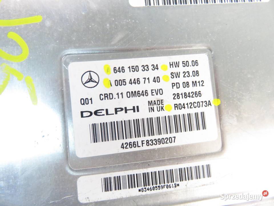 STEROWNIK MERCEDES 204 C 22 CDI 6461503334