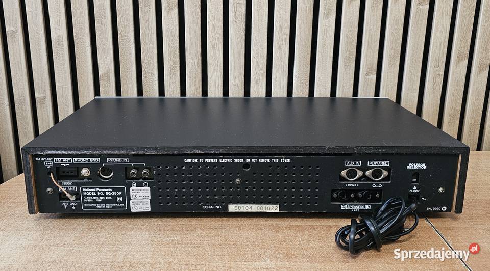 Amplituner National Panasonic SG250R Oryginał Gorzów Wielkopolski