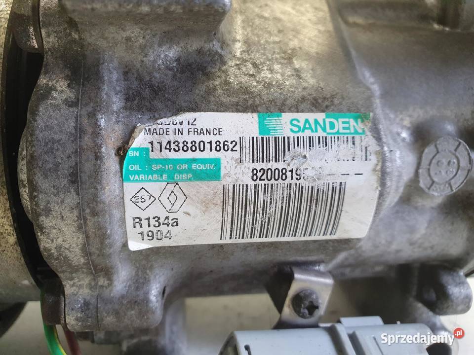 SPRĘŻARKA KLIMATYZACJI Renault Clio III 12 16V Rudka