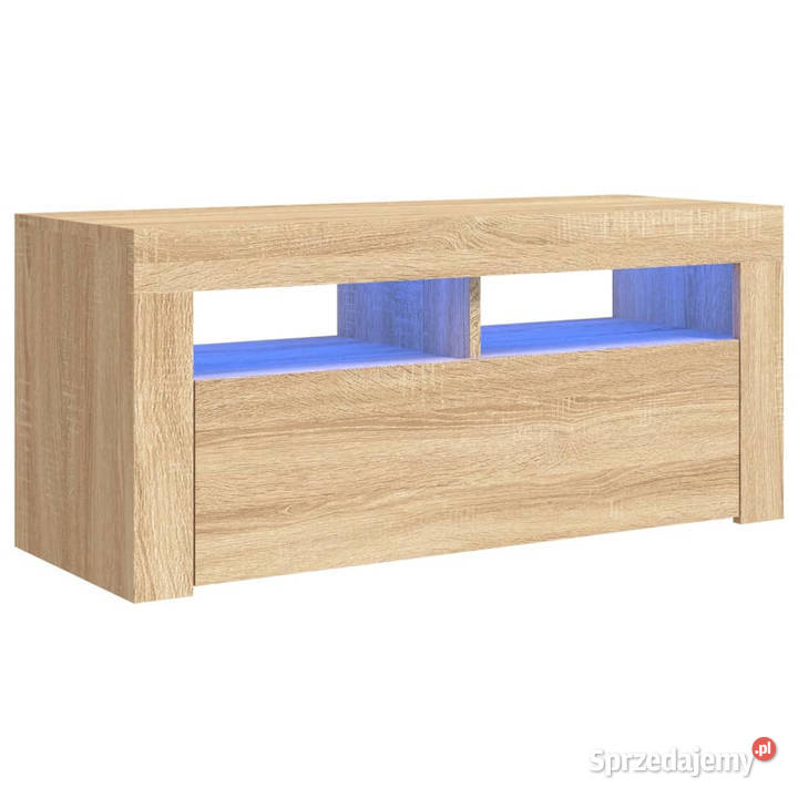 Szafka TV z oświetleniem LED dąb sonoma 90x35x40 Warszawa sprzedam
