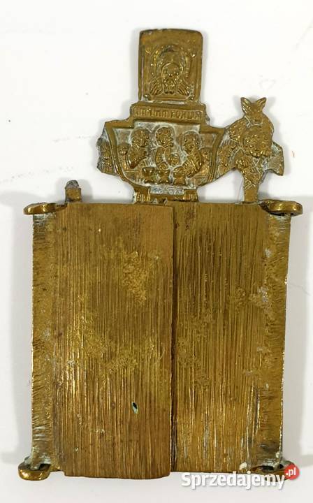 Ikona Matka Boża Włodzimierska Tryptyk XIXw 0421