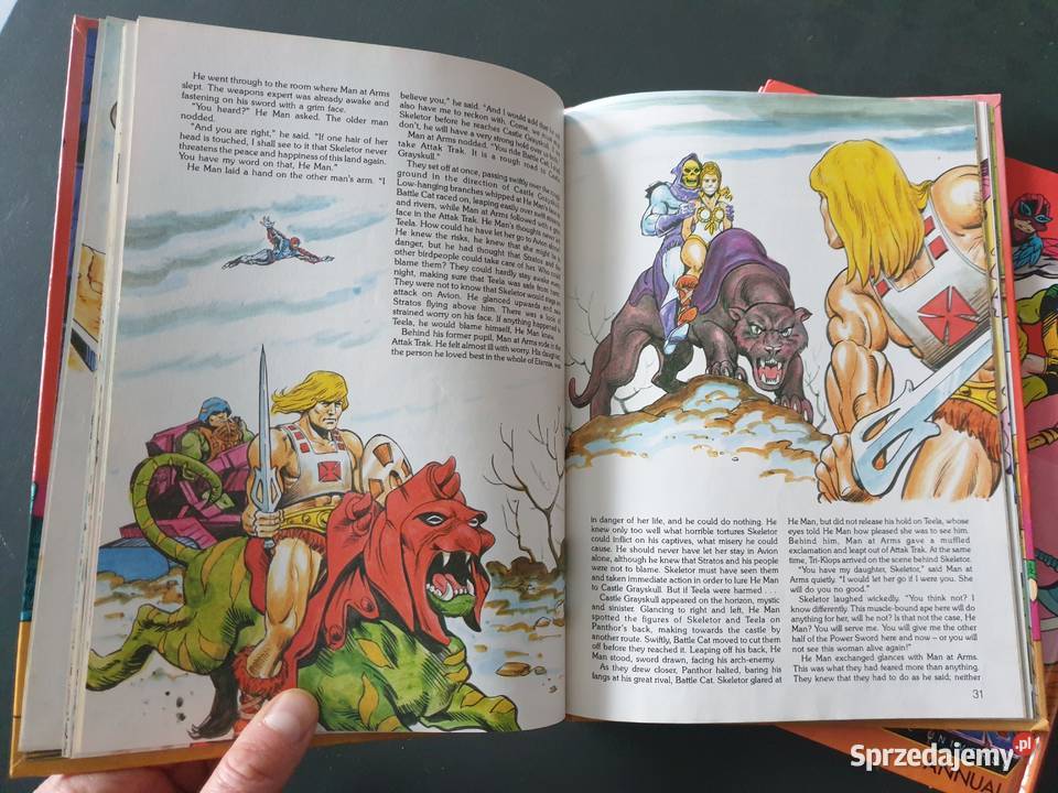 HeMan Masters Of The Universe Annual 1986 komiks Gdynia