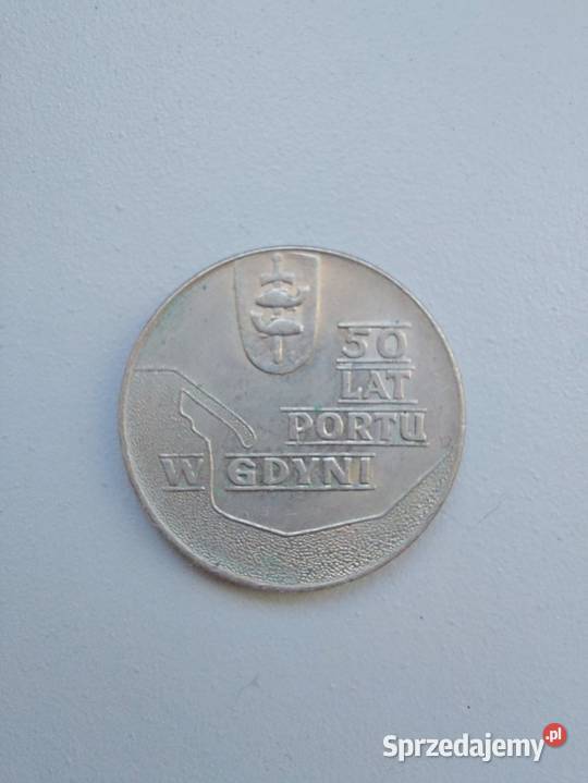 moneta 10 PRL 50 lat Portu w Gdyni 1972 Poznań sprzedam