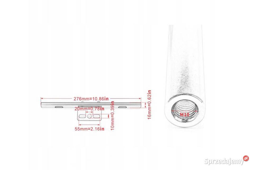 STELAŻ UCHWYT DO KIERUNKOWSKAZÓW MOTOCYKLAM10 Sosnowiec