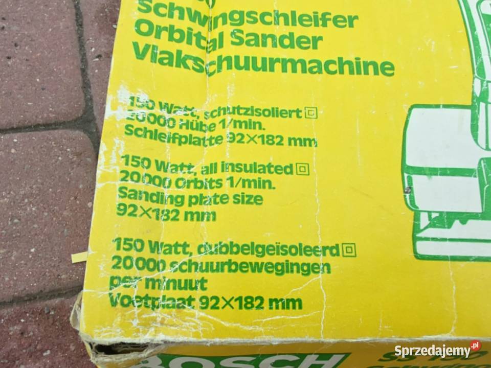 szlifierka oscylacyjna Bosch PSS 230 lubelskie Lipsko-Polesie