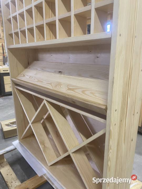 Regał na wino sosnowy 180x120 kujawsko-pomorskie sprzedam