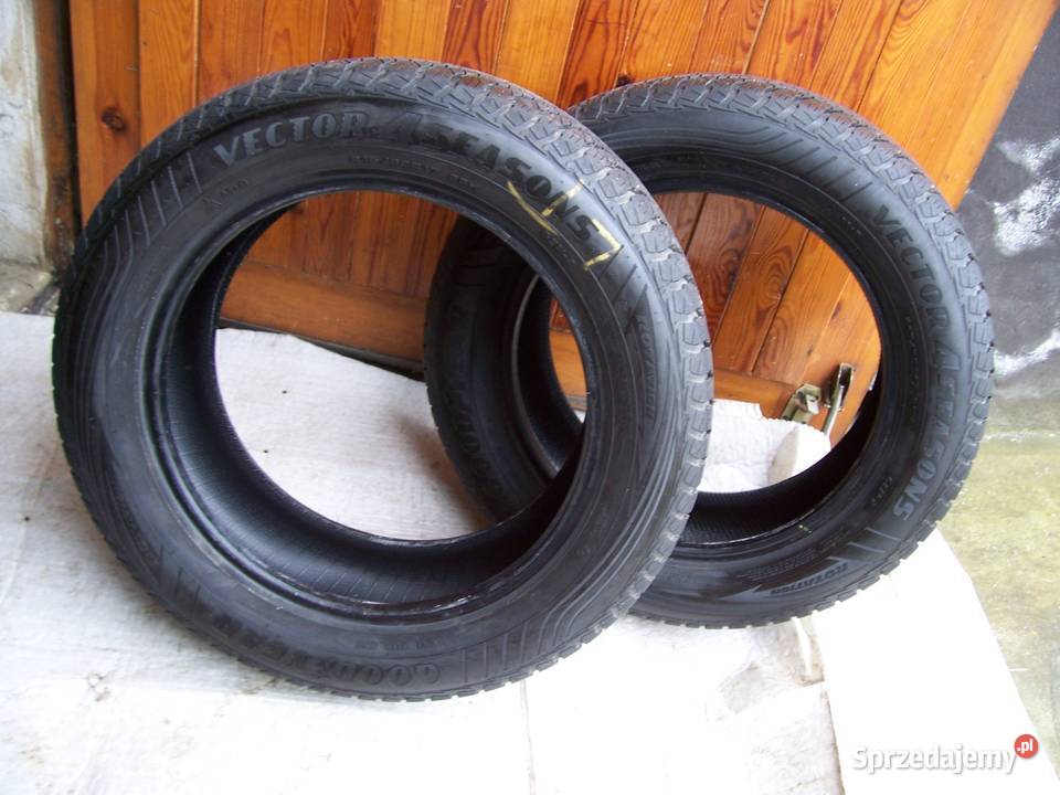 215 60 17 Goodyear VECTOR 4 SEASONS 2x6mm bież Wałcz sprzedam