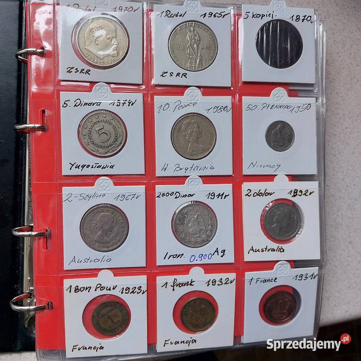 Monety zagraniczne również posiadam polskie łódzkie sprzedam