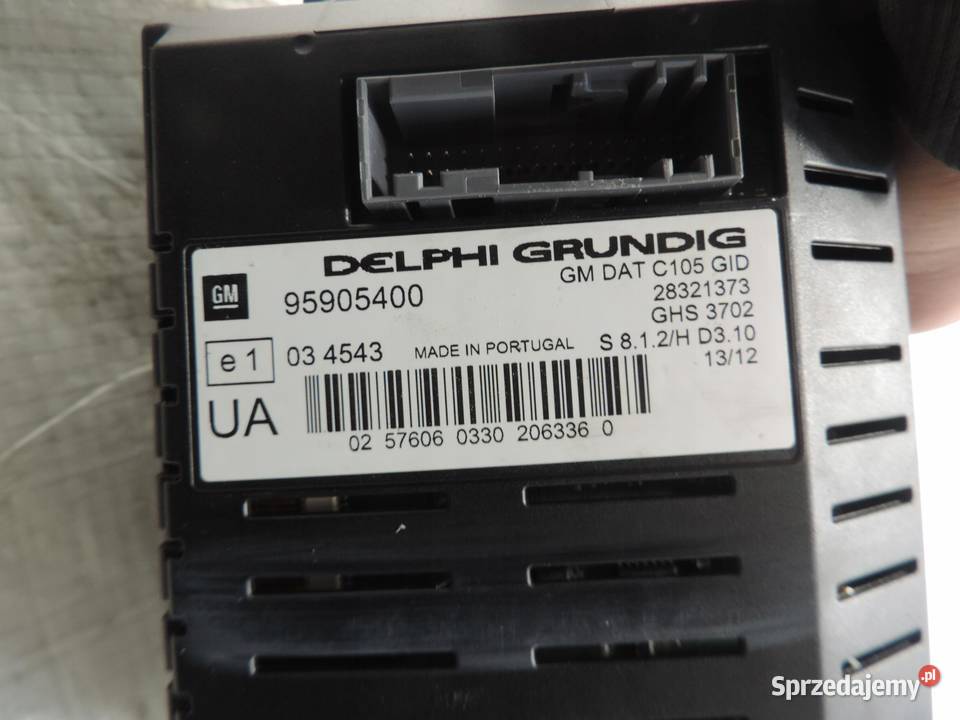 OPEL ANTARA LIFT WYŚWIETACZ EKRAN RADIA 95905400 osobowe Kierownice powietrza