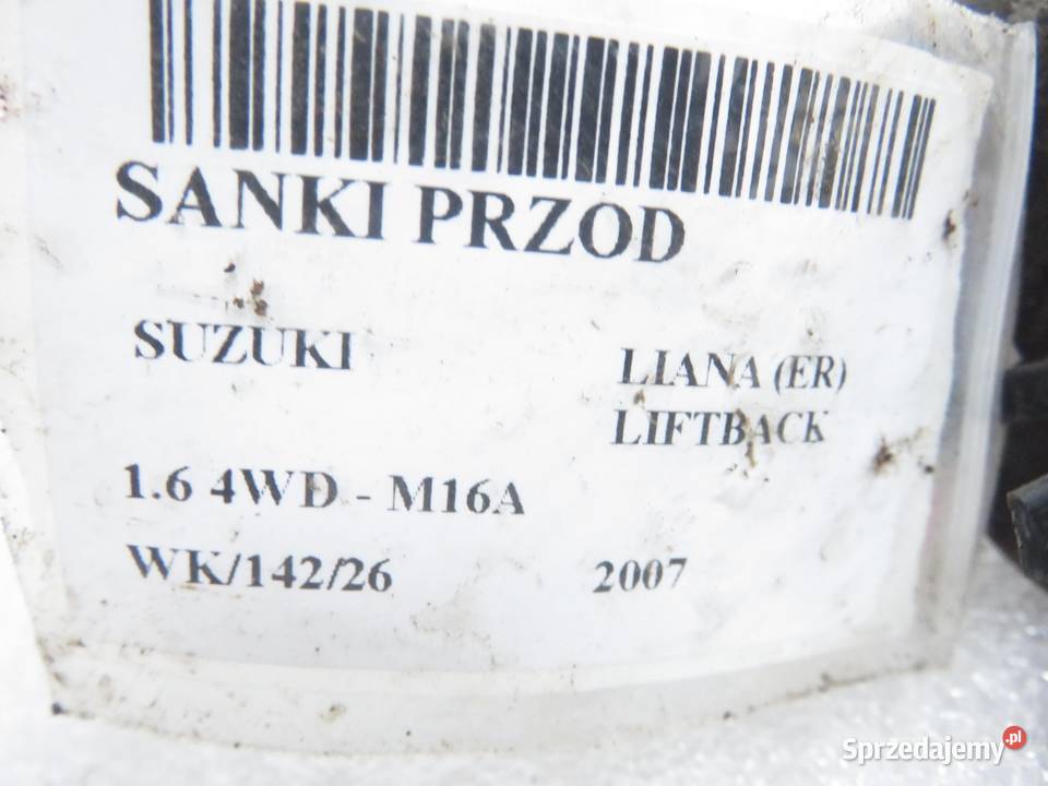 SANKI PRZÓD SUZUKI LIANA ER LIFTBACK 16 M16A 2WD