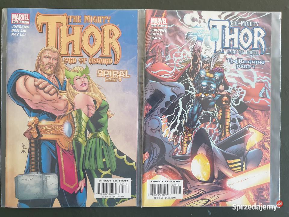 Thor kolekcja 16 komiksów Marvel USA Gdynia