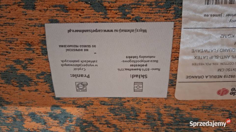 Dywan pomarańczowy Dywany Dywany Radom sprzedam