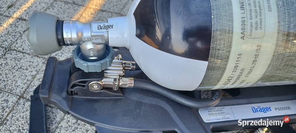 Aparat oddechowy Drger PSS 5000 Kompletny Butla lubuskie Szprotawa